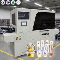 Impresora NOVIX UV One Pass para vasos, fiambrera, bolsa de plástico CMYKW, máquina de impresión lateral de vasos de plástico directo, precio de fábrica