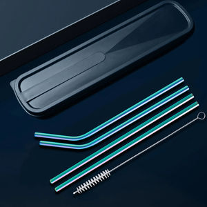 OUYADA โรงงานโดยตรงโลหะสแตนเลสชุดหลอดดื่ม - Product Image 3