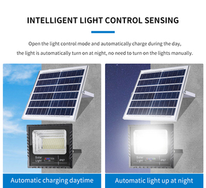 Ip65 Aluminium 30W 50W 100W 200W 300W 400W 500W 1000W Outdoor Waterdicht Ip67 Plastic Abs Solar Led Schijnwerper - Product Image 4