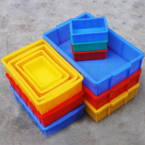 Plastic Storage <b>Bins</b> <b>Rectangle</b> 130x80x40mm Eco-Friendly Hardware Packaging Office Organizer No Lid - Product Image 1