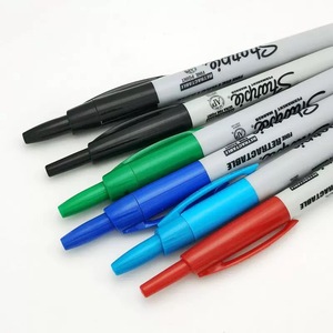 Stylo marqueur rétractable <span class=keywords><strong>Sharpie</strong></span> <span class=keywords><strong>en</strong></span> <span class=keywords><strong>gros</strong></span>, pointe extrêmement fine, stylo à encre huileuse 32701, papeterie artistique et de <span class=keywords><strong>bureau</strong></span> - Product Image 4
