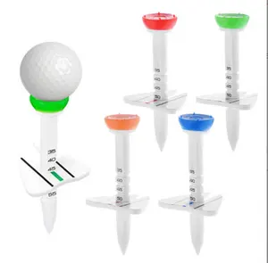 Multi functional Adjustable Height Step golf tee, Special design Graduated golf tee