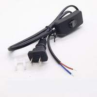 Câble d'extension industriel en PVC noir avec interrupteurs, adaptateur 12V, multiprise américaine à 3 prises en cuivre, pour éclairage et câbles, avec rallonge blanche