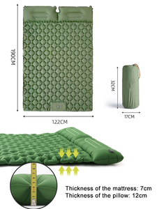 Matelas de camping double gonflable et léger pour 2 personnes, <span class=keywords><strong>lit</strong></span> <span class=keywords><strong>d</strong></span>'extérieur portable, tapis de randonnée imperméable. - Product Image 3