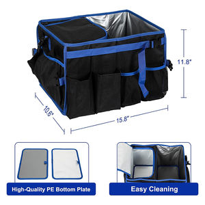 Carrito de parrilla grande con bolsa de refrigeración, bolsa de accesorios para barbacoa, cesta de Picnic con toallero de papel y bolsillo para condimentos - Product Image 6