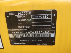 Excavadoras Komatsu PC220-7 en Venta, PC200-7, PC240-7, PC270-7, PC160-7, PC300-7, Excavadoras de Segunda Mano de 22 Toneladas, Komatsu PC220-8, 200-8 - Product Image 2
