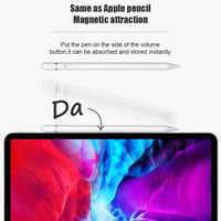 Stylet avec logo personnalisé de luxe avec port USB C et fixation magnétique pour écran tactile compatible avec Apple iPad 10 génération