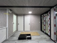 Maison conteneur de luxe extensible à prix d'usine, maison moderne en forme de A avec toit triangulaire, hôtel, complexe hôtelier, maison conteneur modulaire préfabriquée