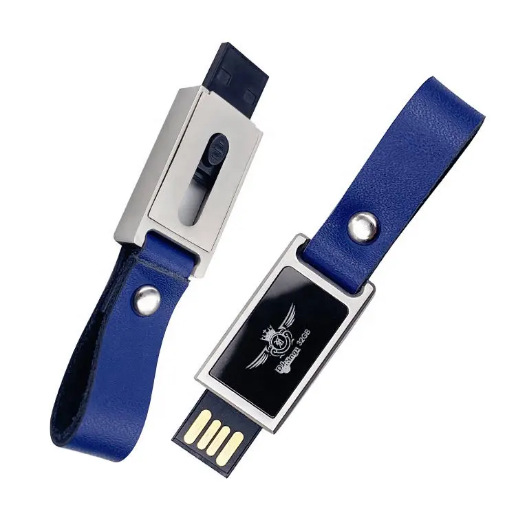 LED yaratıcı Light up ile yeni stil Metal parlayan Logo USB Flash sürücü USB bellek çubuğu Mini anahtarlık kalem sürücü 32GB