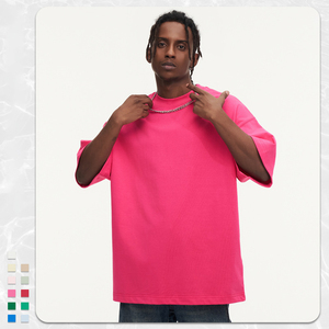 Fabricant de t-shirts MT2669, vente en gros, t-shirts personnalisés en coton lourd 350 g/m², 100 % coton, pour hommes, t-shirts surdimensionnés, t-shirts Hombre - Product Image 4