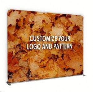 Custom 10ft Portable <b>Backdrop</b> <b>Stand</b> Dye Sublimation Print Tension Fabric Display Banner for Exhibition Media Wall - Product Image 5