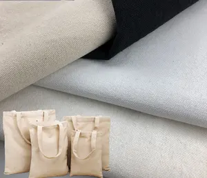 Các Nhà Sản Xuất Trực Tiếp Tùy Chỉnh Bông Twill Vải Tinh Khiết Hữu Cơ 100% Bông Vải Polyester Đồng Bằng Bông Vải Cho Tái Chế Túi