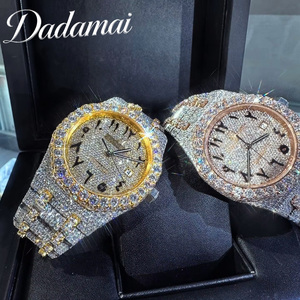 Orologio Automatico in Moissanite di Alta Gamma Personalizzato Orologio Meccanico da <span class=keywords><strong>Uomo</strong></span> OEM Marca di Lusso Hip Hop - Product Image 1