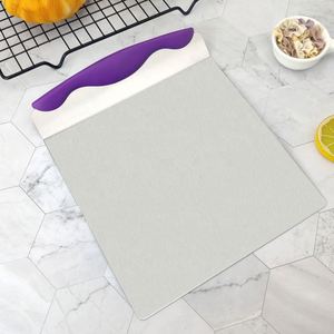 Stainless Steel <b>Rubber</b> <b>Plastic</b> Handle Non-Slip Pizza Mobile Spatula Cake Baking Tool - Product Image 3