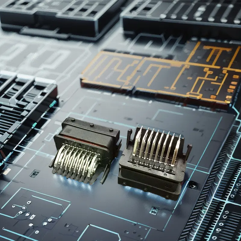 Cina di alta qualità nero 24 Pin Pcb connettore veicolo ECU 24 phe24bka90f/DJ7241-1.5/2.8-21 per connettori per autoveicoli