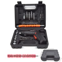 Tournevis électrique sans fil multifonctionnel, perceuse à percussion, petit outil pistolet pour la maison, industriel, au lithium, en plastique