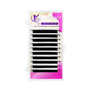 ขนตาปลอม Clover Eyelash Extensions 0.07 มม. C/D แบบผสม ธรรมชาติ นุ่ม สำหรับใช้ในร้านเสริมสวย - Product Image 5