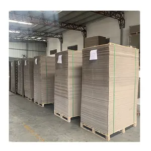 Chipboard Paper Sheets High Quality Certified 1.5mm 650gsm Rigid Board China Grey Paper Chipboard Grey Board Paper Sheets