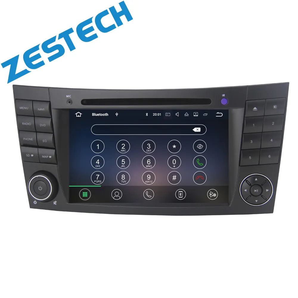 Yedek parça dokunmatik ekran araç DVD oynatıcı mercedes benz e-sınıfı w211 araba DVD OYNATICI gps navigasyon sistemi ile AUX Radyo