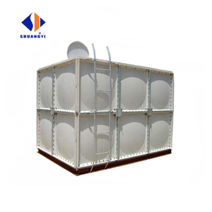 Réservoir d'eau potable carré en PRV/GRP (fibre de verre) de 10 000 <span class=keywords><strong>litres</strong></span> avec système de filtration pour hôtels, ensembles résidentiels et irrigation agricole - Product Image 1