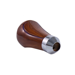 Pommeau de levier de vitesse automatique en alliage d'aluminium avec lignes bleues pour voiture universelle au <span class=keywords><strong>prix</strong></span> de gros Offre Spéciale aspect bois - Product Image 5