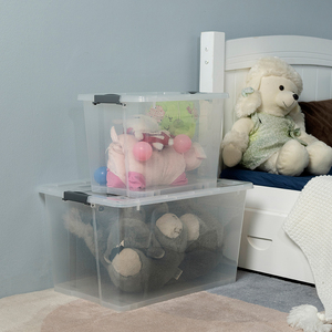 Trung Quốc 50l Tùy Chỉnh Bao Bì Nhựa Lưu Trữ <span class=keywords><strong>Container</strong></span> Hộp Với Bánh Xe - Product Image 6