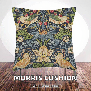 Fodera per Cuscino Personalizzabile in Cotone e Lino con Stampa William Morris, Antibatterica, per Salotti di Casa e Hotel - Product Image 2