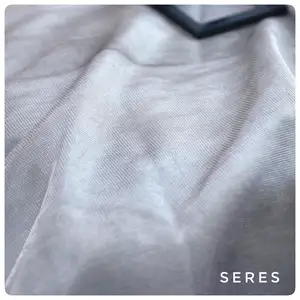 Ткань из металлического серебристого волокна, антирадиационная ЭМФ, прозрачная Серебряная проводящая сетчатая ткань для одежды от комаров
