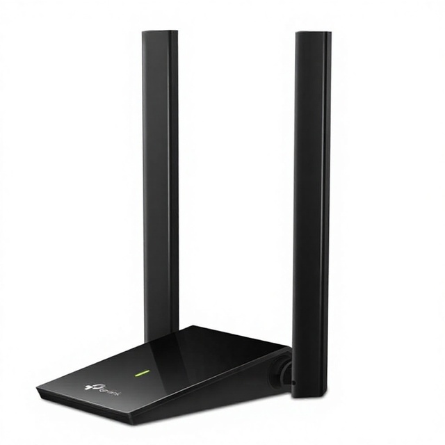 TP-Link USB WiFi Adapter AC1300Mbps Dual Band 5dBi High Gain Antenna 24/5GHz for Desktop PC (Archer T4U Plus)-Windows 10/11 Mac