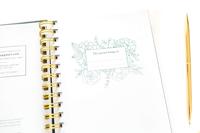 Cahier de Prière Personnalisé Inspirant Chrétien Bible Journal de Prière Relié en Spirale d'Or de Dévotion pour les Femmes