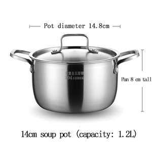 Marmite à lait Offre Spéciale Marmites à soupe et marmites en acier inoxydable pour la cuisine avec <span class=keywords><strong>tiroir</strong></span> à vapeur - Product Image 5