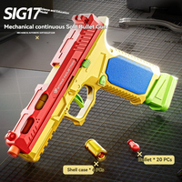 Pistolet Airsoft en Plastique 1911 à Tir Continu, Écologique, Forme de Dessin Animé Amusante, avec Éjection de Douilles, pour Garçons - Vente en Gros