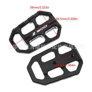 Reposapiés Delanteros Zuqing Z900 de Aleación de Aluminio, Pedales Anchos para Motocicleta Kawasaki - Product Image 2