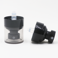 Flacon Pompe Airless Cosmétique pour Savon Liquide, Bouchon Noir, Couleurs Personnalisées, Extra Épais, 15ml, 30ml, 50ml, de l'Usine d'Emballage