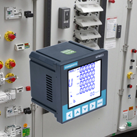 Compteur d'énergie triphasé avec écran LCD RS485, précision 0,5S, analyseur de qualité de puissance de pointe 380V-600V