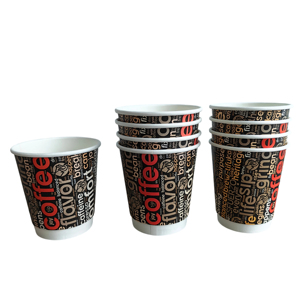 Gobelets en carton jetables à double paroi de 6 oz avec couvercle, gobelets en carton pour emporter - Product Image 6