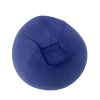 Canapé-lit gonflable pliable européen personnalisé à prix d'usine, fauteuil pouf avec design de lit moelleux, siège de relaxation en PVC