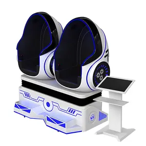 La machine folle 2 de jeu d'arcade des oeufs 9D VR pose le cinéma de la chaise VR de vidéos de simulateur de film à vendre