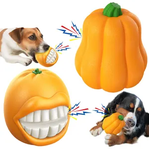 2024 Interactive Dog Birthday Gift Box Pumpkin Pet Chew Toy For Interactive Game Encourages Movement And Play