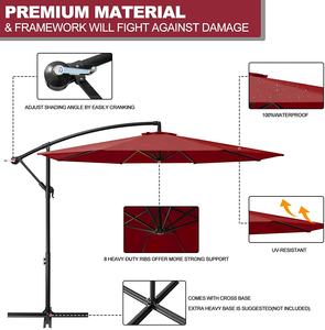 5FT Nueva Venta caliente Mercado al aire libre Paraguas Durable Patio Banana Paraguas - Product Image 2