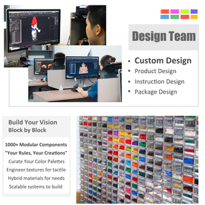 Cayi OEM ODM Hoa bó hoa đồ chơi làm cho khối xây dựng của riêng bạn bộ hoa đồ chơi tùy chỉnh thiết kế đồ chơi bán buôn xây dựng các bộ phận moc - Product Image 4