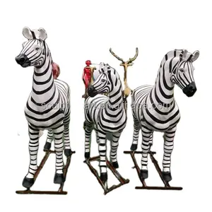 Custom animals creative large outdoor Decorations Resin Cartoon Animals Fiberglass Sculpture