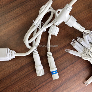 Decoración IP65 Cable de goma Blanco cálido LED Luces de cortina de goma con cable de alimentación - Product Image 2