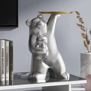 2022หมีขั้วโลกห้องนั่งเล่นตกแต่งบ้านอุปกรณ์เสริมติดกับทีวีตู้พาเลทระเบียงบ้านที่อยู่อาศัยใหม่ - Product Image 3