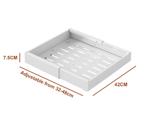 Cestello estraibile <span class=keywords><strong>portaspezie</strong></span> da cucina cestino portaoggetti <span class=keywords><strong>in</strong></span> <span class=keywords><strong>metallo</strong></span> bianco cestello porta spezie - Product Image 2