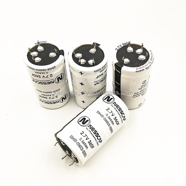 Battery Power Bank Super Farad Capacitor 2.7v 360F 400F 500F Automobile Module