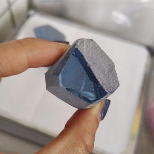 นาโนซิทัลสีน้ำเงินน้ำแข็งแบบหยาบ ไม่ผ่านการตัดแต่ง # วัตถุดิบนาโนสังเคราะห์สี A144 สำหรับทำสร้อยคอและกำไลข้อมือ - Product Image 3