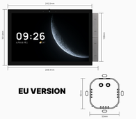 Panneau de commande intelligent pour maison connectée de 10,1 pouces à fixer au mur, avec Alexa intégré, passerelle Zigbee BLE Mesh, interphone vidéo 5 MP, Android