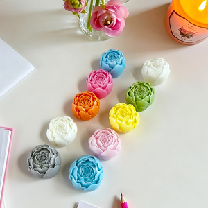 Moules à bougies en forme de rose 3D, moules en silicone en forme de fleur de rose, moule en résine pour la Saint-Valentin, pour la fabrication de savon, de bougies, de <span class=keywords><strong>cire</strong></span> fondue, décoration de la maison - Product Image 6
