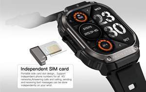Bán Buôn Phổ Biến Amoled 4G Sim Smartwatch Đồng Hồ Wifi Trình Duyệt Tay Điện Thoại Miễn Phí Đồng Hồ Thông Minh Đồng Hồ GPS Tập Luyện - Product Image 2